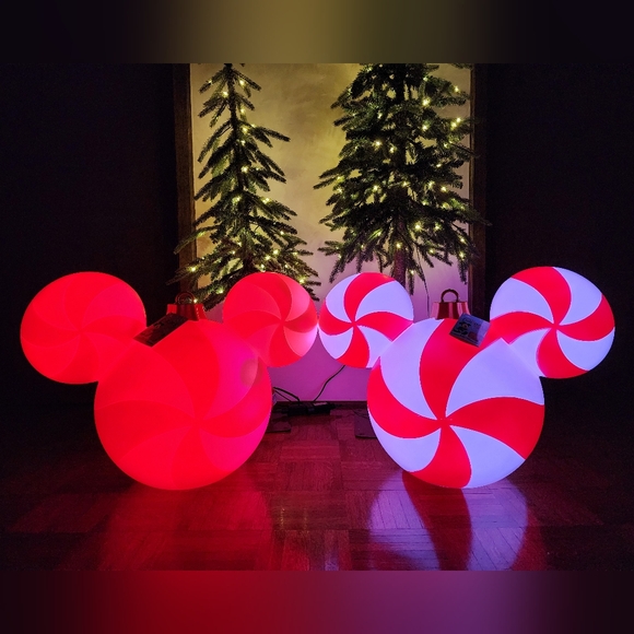 Disney Store Mickey Mouse Large Color Changing Holiday Icon Disney Parks 2024 - Picture 2 of 16